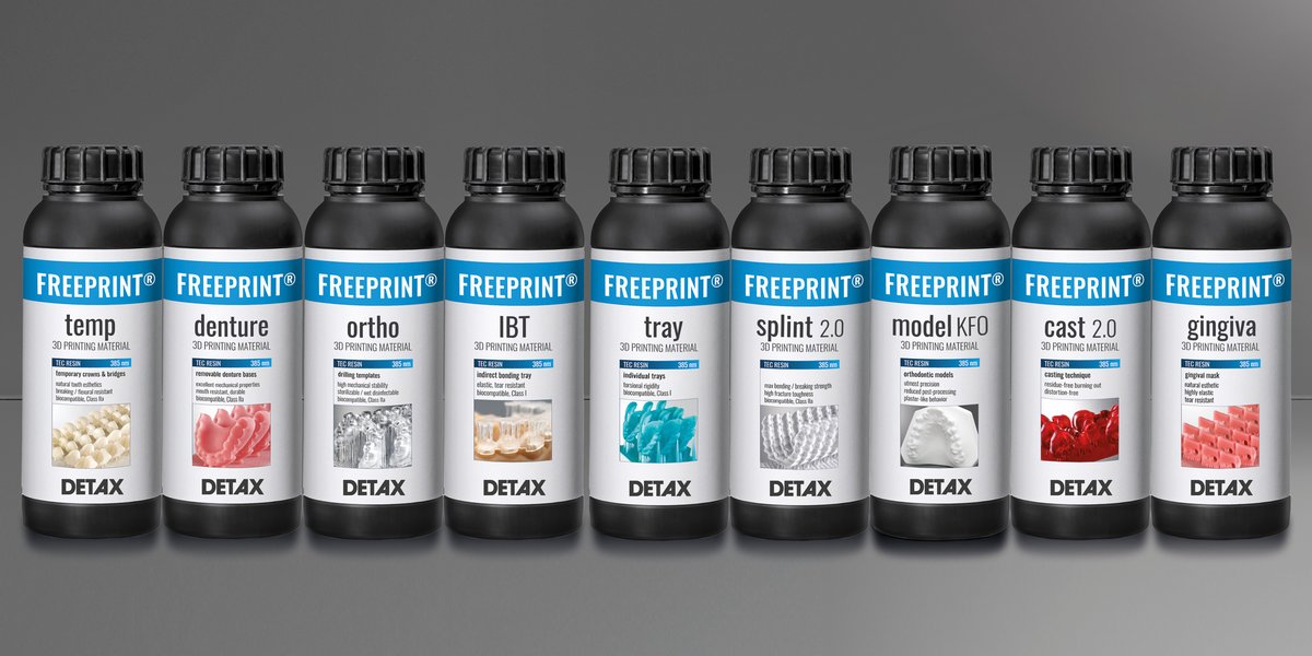 Dazzle Dental 3D Printer Dental Resin Range Dazzle Dental Digital